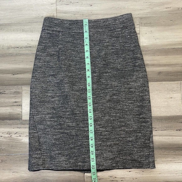 Theory Tweed Pencil Skirt Wool Blend Gray 4 - Picture 10 of 10